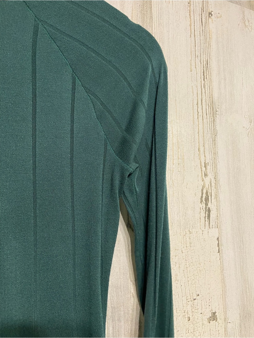 Intimately Free People Green Wide Eyed Mock Mock Long Sleeve Top Small - Picture 5 of 8
